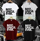 BEST UNCLE EVER T SHIRT AUNTIE FAMILY LOVE NIECE NEPHEW FASHION QUOTE SLOGAN 