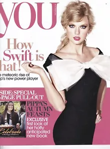 You Magazine ~Taylor Swift Front Cover~ 21 October 2012 Free P&P - Picture 1 of 7