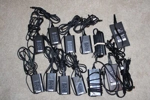 Lot of 12x Dell various watt Laptop Charger AC Adapter 0G4X7T/OJCF3V/063P9N MORE - Picture 1 of 1