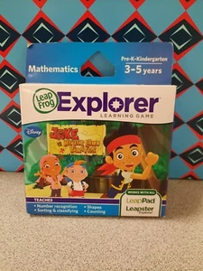 LeapFrog Jake and the Never Land Pirates Explorer Juego de Aprendizaje Matemáticas 3-5 años - Imagen 1 de 1