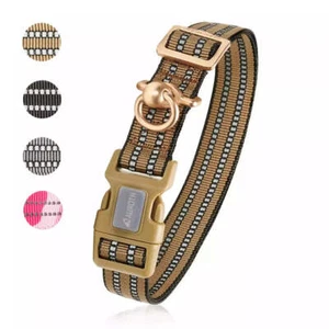 Collares ajustables de nailon suave sin tirar Auroth Pets para perros medianos y grandes - - Imagen 1 de 14