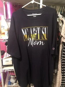 Neues marineblaues Damen-T-Shirt von MOM NC STATE NCU VON CHAMPION GRÖSSE 2XL - Bild 1 von 1