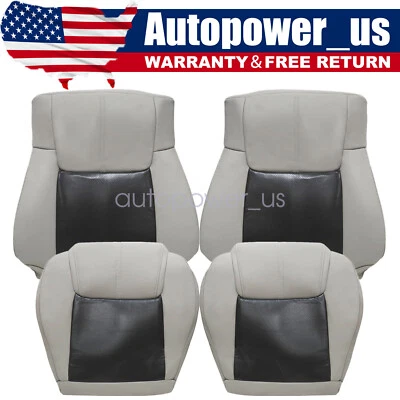 For 2006-2010 Jeep Commander Driver Passenger Top Bottom Perforated Seat Cover Foto 1 de 4