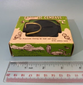Lensatic Compass, Model 680 liquid filled for use on land/water unbranded Japan - Picture 1 of 10