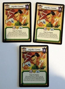 Agasha Gennai (3) L5R Leyenda de los Cinco Anillos CCG Edición Perla - Imagen 1 de 1