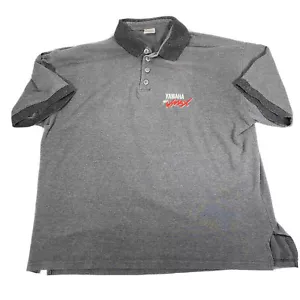Polo Shirt vintage Yamaha Pro VMax XXL Motorsport Grigia Made in USA Motori Barca - Foto 1 di 7