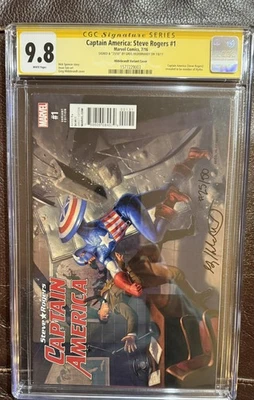 CAPTAIN AMERICA # 1 Steve Rogers Signed By Greg HILDEBRANDT “25/50” ‼️‼️🔥🔥 - Image 1 of 4