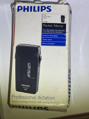 Philips Pocket Memo Classic 388 Dictation Machine - LFH388 - Voice Recorder. - Image 1 of 4
