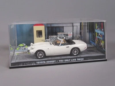 D498 Fabbri Réf 8 Toyota 2000 GT You only Live Twice James Bond 1:43 + Boite - Photo 1/4