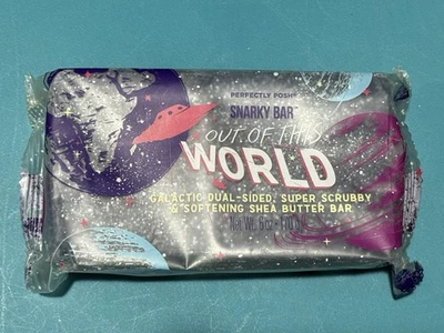 NEW! Perfectly Posh *OUT OF THIS WORLD SNARKY BAR* Dual-Sided - 6oz - Retired - Image 1 of 2