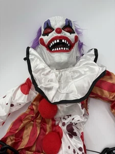 Halloween gruselig sprechender Clown 40 cm lang Requisite - Bild 1 von 5
