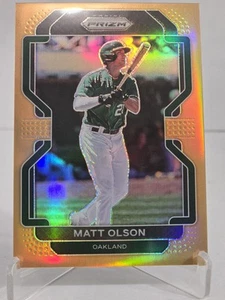2022 Prizm ⚾️ Matt Olson ⚾️Tier II NEON ORANGE PRIZM NUMBERED 81/100! SP! 🔥🔥🔥 - Picture 1 of 11