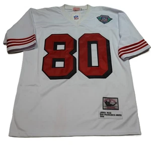 San Francisco 49ers Jerry Rice #80 Mitchell & Ness NFL Jersey - 48 XL - Picture 1 of 19