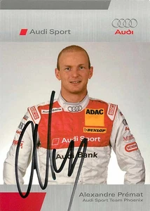 Biglietto autografo Alexandre Premat Audi Sport Team Phoenix DTM pilota - Foto 1 di 2