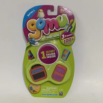 GOMU Eraserland Series 1 Sealed Package Includes 3 Erasers & Collectors Guide - Image 1 of 3