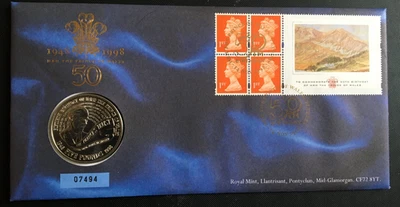 GB 1997 Hong Kong Booklet $5 Coin Cover, London Postmark (AA123) - Image 1 of 2