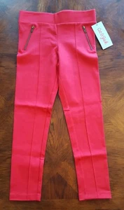 Girls' Cat & Jack Red Pop Leggings Zipper Pocket Decoration, Small (6/6x)        - Picture 1 of 3
