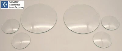 1964-1967 Corvette Gauge Cluster Glass Lenses -Set of 6- 6407929, 6407930 - New - Image 1 of 4
