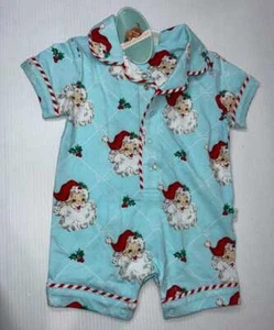 NWT PETER ALEXANDER BABY CHRISTMAS SANTA ROMPER SIZE 0 - Bild 1 von 5
