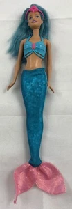 Barbie Fairytale Märchen Meerjungfrau Puppe CFF31 Blau Blaues Haar Mattel 2015 - Bild 1 von 6