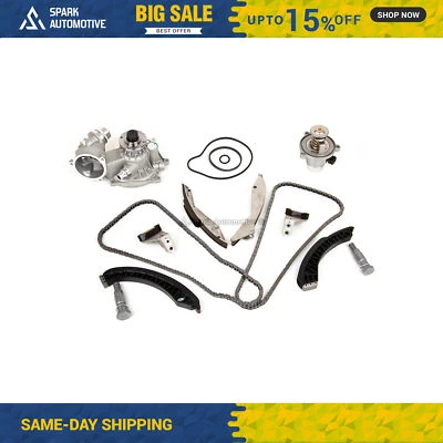 Kit de cadena de distribución bomba de agua termostato apto 06-10 BMW 550I 650I 650CI 750I 4,8 L Foto 1 de 4