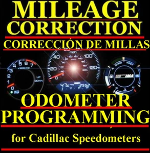 Cadillac Velocímetro Instrumento Medidor Cuadro Kilometraje Odómetro PROGRAMACIÓN - Imagen 1 de 1