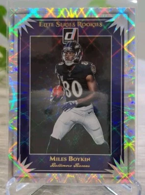2019 Panini Donruss Elite Series Rookies Miles Boykin #ESR-26 Rookie RC - Image 1 of 2