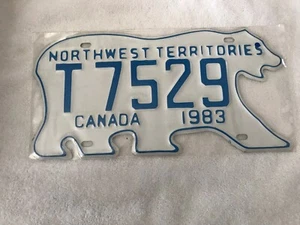 Targa Territori del Nord Ovest 1983 T 7529 - Foto 1 di 1