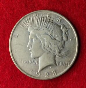 1923-D Silver Peace Dollar $1 Coin