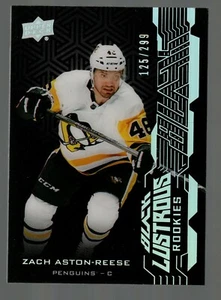 UD Black Lustrous Rookies 2018-19 #LRZA Zach Aston-Reese 125/299 - Imagen 1 de 1