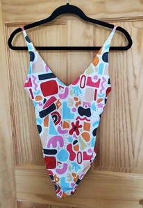 Beach Riot Junior's S Swiminsuit One Piece Adjustable Shoulder Straps Multicolor - Picture 1 of 10
