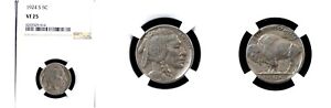 1924-S 5C VF25 NGC-Buffalo Nickel---