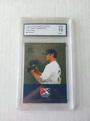 Jake Arrieta 2007 Tristar Prospects Plus  Rookie Card #96 PGA 10 ORIOLES - Image 1 of 2