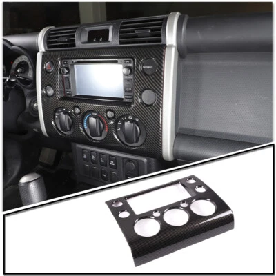 碳纤维外观导航面板盖装饰适用于丰田 FJ Cruiser 2007-2014 — 第 1/4 张图片