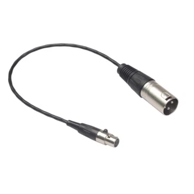 3-Pin Mini XLR Female to 3-Pin XLR Male Lavalier Microphone Cable Mic Cord B96 - Image 1 of 4