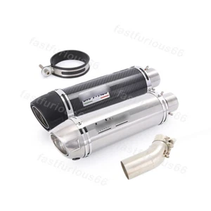 Motorcycle Exhaust System Middle Link Pipe For BMW C650GT C600 Sport 2012-2015 - Picture 1 of 12