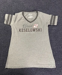 Brad Keselowski Women’s NASCAR T Shirt Medium - Picture 1 of 5