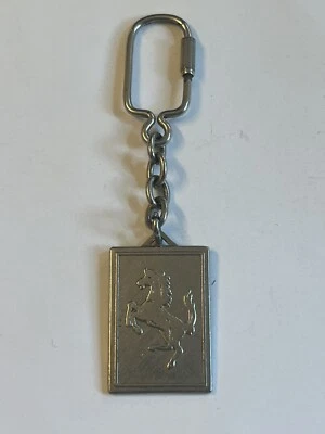 RARE 1970s-80s VINTAGE”FERRARI”METAL DEALERSHIP KEYCHAIN/RING/FOB LQQK - Image 1 of 4