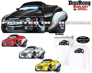 Chevrolet Chevy Rare SSR Truck Model DigiRods / Koolart Cartoon Car Art T Shirt - Picture 1 of 7