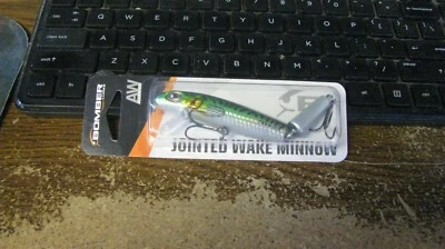 Bombardero "jointed wake minnow", nuevo en paquete, 3/4 oz, envío gratuito Foto 1 de 2