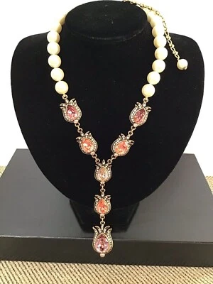 HEIDI DAUS PRECIOSO COLLAR DE TULIPÁN DE CRISTAL. RETIRADO. EN CAJA. Foto 1 de 4