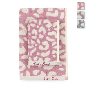 Set asciugamani 1+1 Leonida di Enrico Coveri in Spugna X267