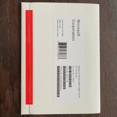 New Microsoft Windows Server 2022 Standard 64-Bit-Lizenz und DVD 24 Core - Bild 1 von 2