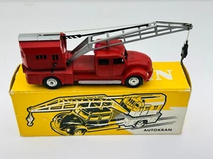 MARKLIN Western Germany #8031 AUTOKRAN Crane Truck Red NEW in BOX !!! - Picture 1 of 7