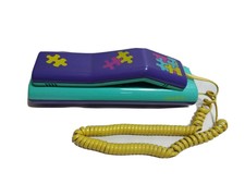 TELEFONO VINTAGE SWATCH TWIN PHONE PURPLE ANNI 90 raro