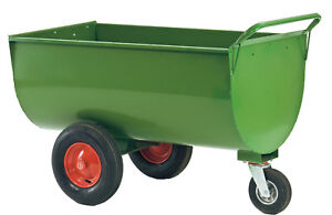 Growi Futterwagen TYP 400 LL mit Trennwand und Mineralbehälter Schrotwagen