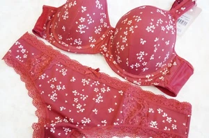 PLUS SIZE 20B / 42B Bra & Size 18- 20 Thong SET Hips & Curves for City Chic L - Picture 1 of 24