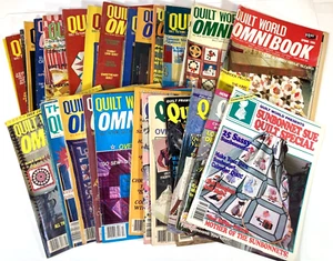 Lot of 28 QUILT WORLD MAGAZINES Vintage 1979-1994 Quilter Quilting Christmas - Picture 1 of 8