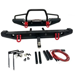 Metal Front & Rear Bumper Kit for 1/10 TRX-4 Axial SCX10 II 90046 RC Crawler Car - Picture 1 of 7
