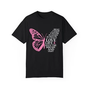 Breast Cancer is a Journey Unisex Garment-Dyed T-shirt - Picture 1 of 3